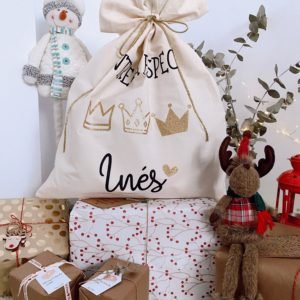 Saco algodón pequeño “Entrega especial Reyes Magos”