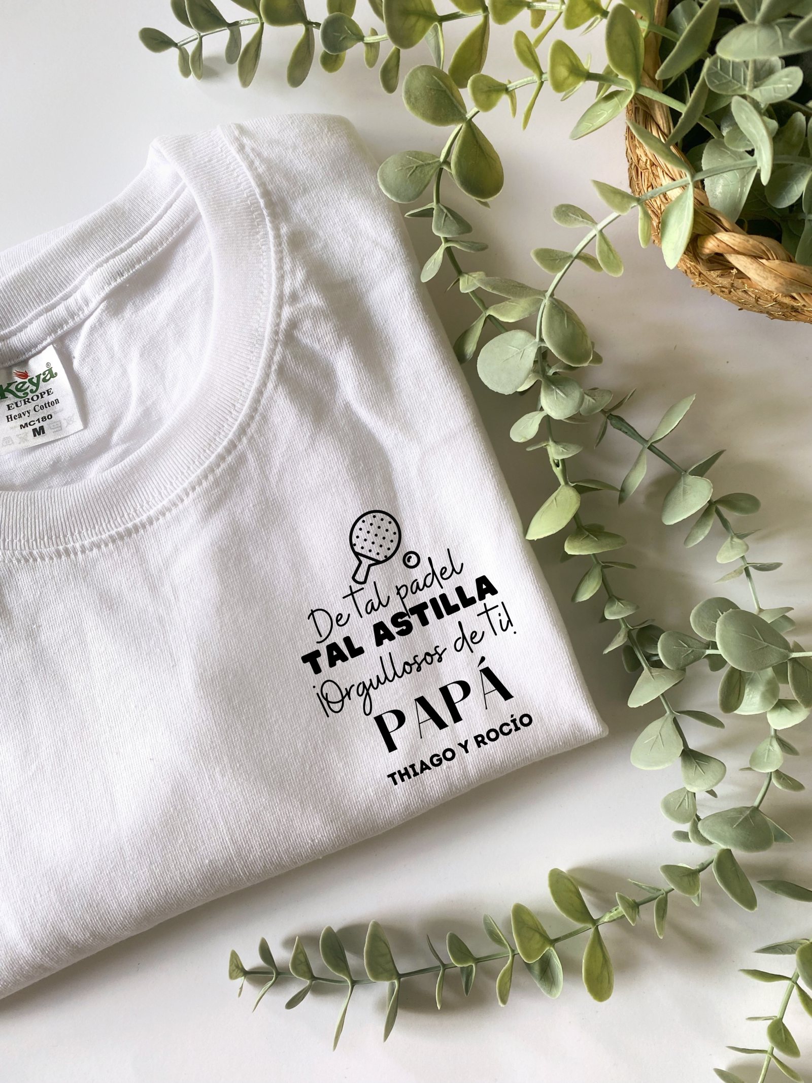 foto camiseta blanca Camiseta blanca para Papá/abuelo - Imagen 1