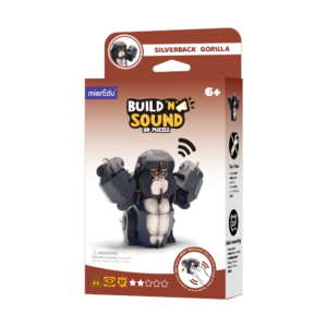 Puzzle 3D con sonido- Gorila
