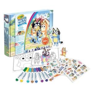 JUEGO COLOREA SIN MANCHAS COLOR WONDER SUPER SET BLUEY