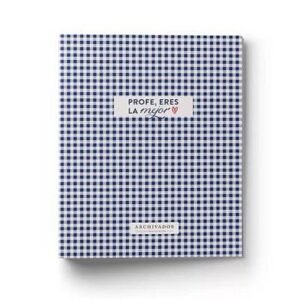 Carpeta archivador “Profe eres la mejor” My blue vicky