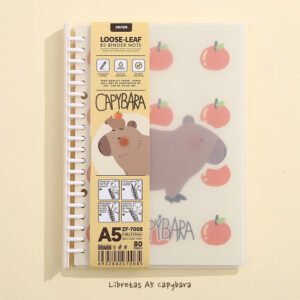 LIBRETAS A5 CAPIBARA FRUITS