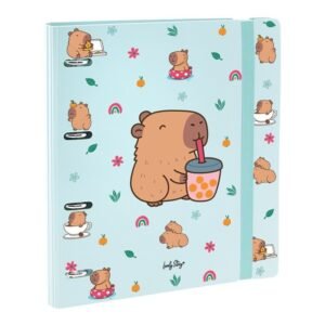 ARCHIVADOR SMART FOLDER 360º - MINT BUBBLE TEA CAPIBARA