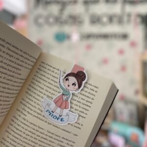 Marcapàginas magnéticos Profe morena