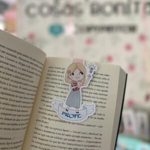 Marcapàginas magnéticos profe rubia