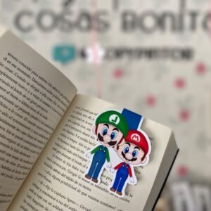 Marcapàginas magnéticos Mario Luigi
