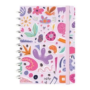CUADERNO SMART NOTEBOOK A4 CON SISTEMA DE DISCOS PINK - ABSTRACT MOOD