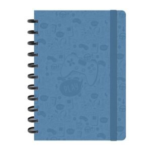 CUADERNO SMART NOTEBOOK A4 CON SISTEMA DE DISCOS PETROL BLUE - PLAY THE GAME