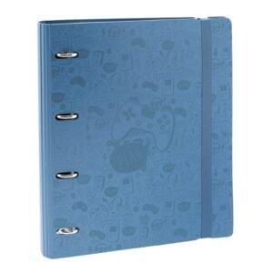 ARCHIVADOR SMART FOLDER CUADRICULA 360º - PETROL BLUE - PLAY THE GAME