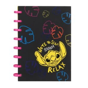 Cuaderno escolar de anillas Stitch