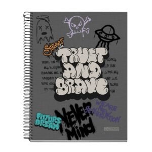 Cuaderno A4 120 Hojas Horizontal 70G Graffiti
