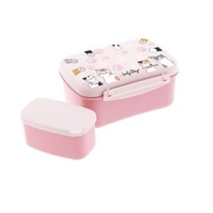 TUPPER HERMÉTICO CON PLACA REFRIGERANTE - PINK - CATS