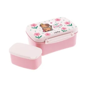 TUPPER HERMÉTICO CON PLACA REFRIGERANTE  BOX -MAKE-UP - QUEEN CAPIBARA