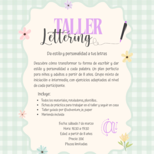 TALLER DE LETTERING
