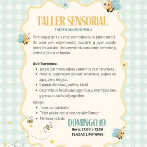 TALLER SENSORIAL FAMILIAR