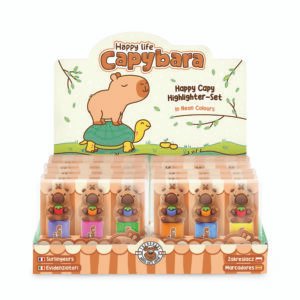 BLISTER SUBRAYADORES NEON CAPIBARA