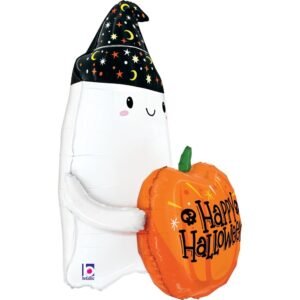 GLOBO FANTASMA DE CALABAZA DE HALLOWEEN 69 CM