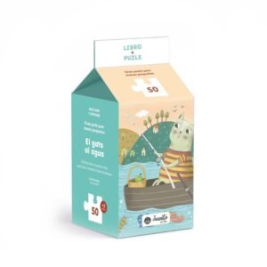 Libro + Puzzle Gato al agua MANOLITO BOOKS