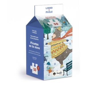 Libro + Puzzle Piruetas en la nieve MANOLITO BOOKS