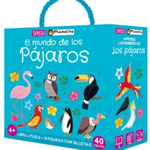 Libro + Puzzle Pajaros MANOLITO BOOKS