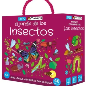 Libro + Puzzle  Insectos MANOLITO BOOKS