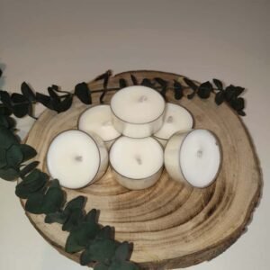 VELA KOKOA PACK 6 VELAS DE TÉ SIN AROMA