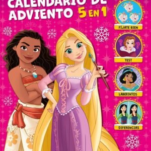PRINCESAS CALENDARIO DE ADVIENTO 5 EN 1