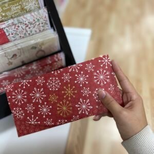 TARJETA BILLETERO ESTRELLAS DE NAVIDAD