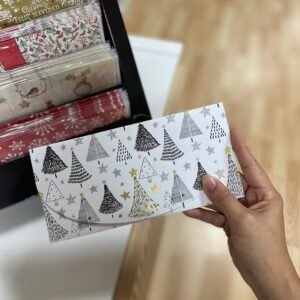 TARJETA BILLETERO  ARBOLES DE NAVIDA