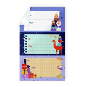 STICKERS NAVIDAD REYES MAGOS 9U