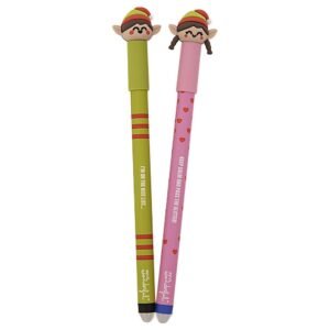 SET DE 2 BOLIGRAFOSS BORRABLES BO-BO ELFO Y ELFA