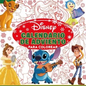 DISNEY CALENDARIO DE ADVIENTO PARA COLOREAR