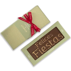 TABLETA DE CHOCOLATE FELICES FIESTAS