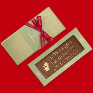 TABLETA DE CHOCOLATE LOS REYES TE QUIEREN UN MONTON