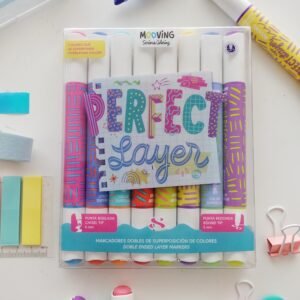 COLORING-MARCADORES DOBLES DE SUPERPOSICIÓN DE COLORES X8 MOOVING