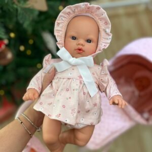 Muñeco Helena con Vestido y Gorrito Pink Flowers TUTETE