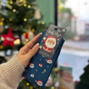 CALCETINES NAVIDAD AZULES LOVELY TALLA 41-45