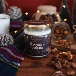 Vela Book & Glow "" Mercados de invierno""