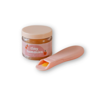 SET DE TARRO Y CUCHARA TINY TUMMIES PEACH MELOCOTON - TINY HARLOW