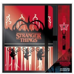 SET DE PAPELERIA + BOLIGRAFO STRANGER THINGS