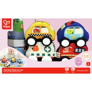 SET DE COCHES DE PELUCHE HAPE