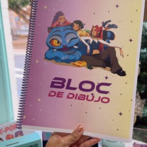 BLOC DE DIBUJO KPOP