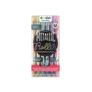 COLORING - ROLLER TINTA GEL RETRACTIL OUTLINE X 6 MOOVING