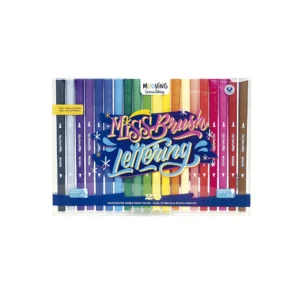 COLORING - MARCADORES DOBLE PUNTA PINCEL X 20  MOOVING