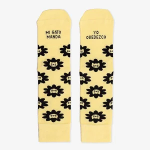 Calcetines "Mi gato manda, yo obedezco" Talla 36-41 UO