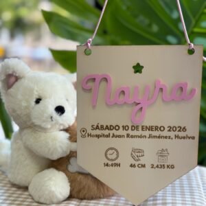 PLACA DE NACIMIENTO PERSONALIZADA
