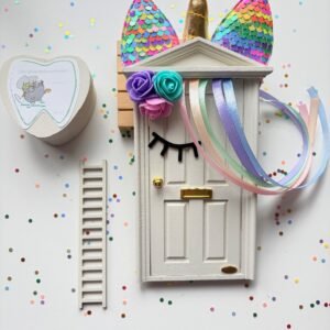 PACK PUERTA  RATONCITO PÉREZ UNICORNIO COLOR CHICLE