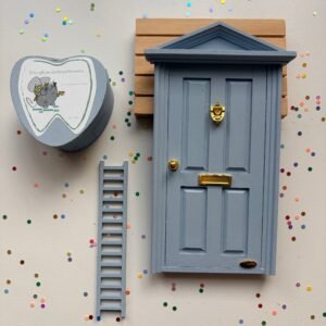 PACK PUERTA VICTORIANA RATONCITO PÉREZ AZUL CRISTAL