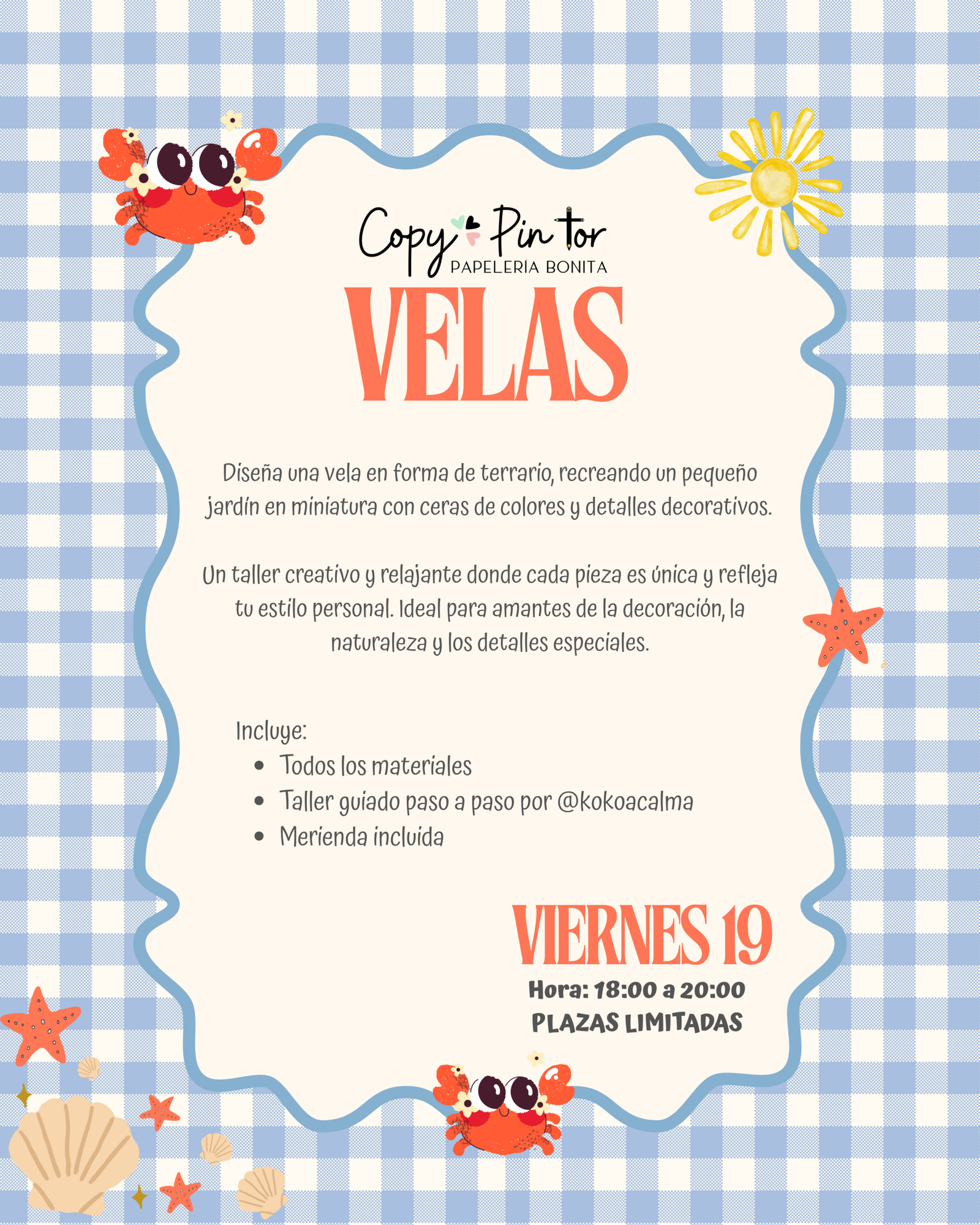 17 TALLER DE VELAS COPY PINTOR - Imagen 1