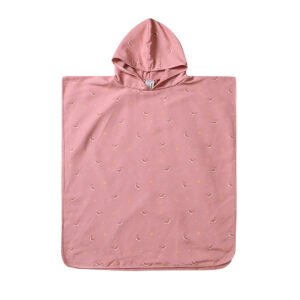 PONCHO DE PLAYA WHALE PINK TALLA S TUTETE